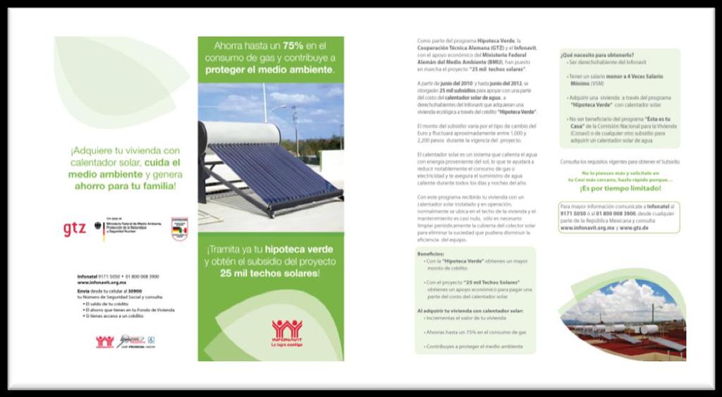 25,000 Techos Solares Medidas de promoción y difusión (1/2) Página web