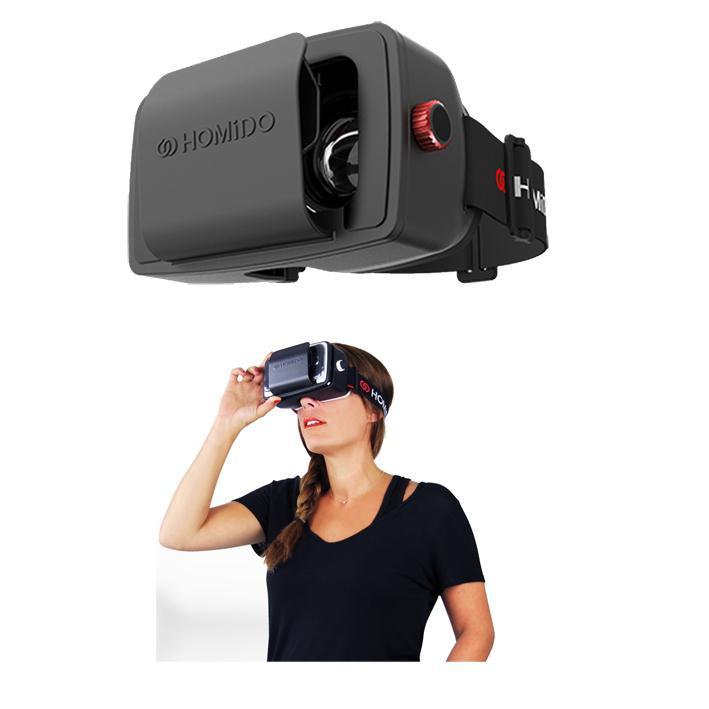 Casco realidad virtual HOMIDO Código:TL00024237 Casco de realidad virtual para smartphones. Descarga la aplicación "Homido Center", conecta tu teléfono y prepárate para una nueva experiencia.