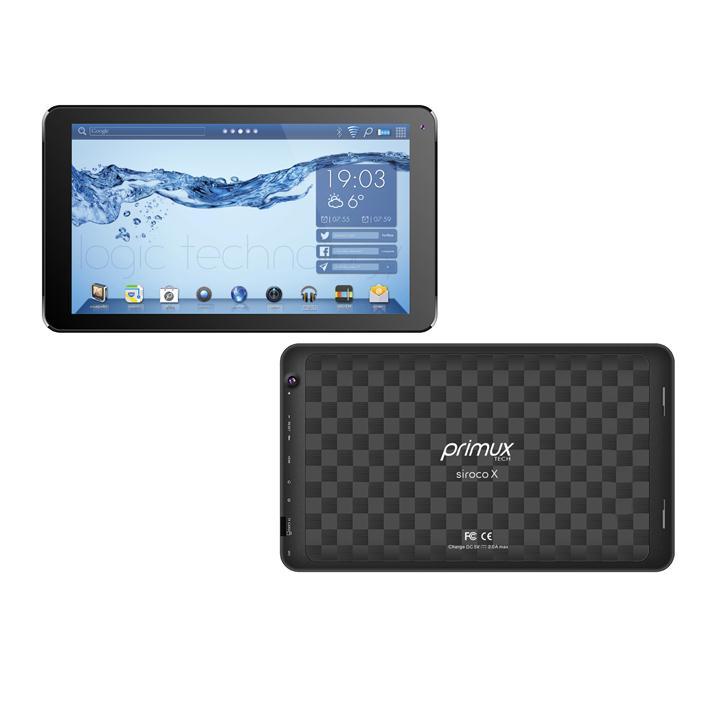 Tablet PRIMUX 8GB Código: TL00021596 Tablet más pequeña, más fina y más potente. La Siroco X se convierte en una tablet con mejor rendimiento gracias a su procesador QuadCore.