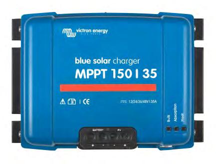 POWER ELECTRONICS Controlador de carga BlueSolar MPPT 150/35 Seguimiento ultrarrápido del punto de máxima potencia (MPPT, por sus siglas en inglés) Controlador de carga solar MPPT 150/35