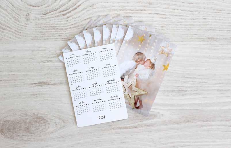 calendario bolsillo LOTE DE 12 UDS. 1 foto / 1 impresión 7,5x10,5 a doble cara / año vista Calendario Calendario anual en una cara e imagen en la otra.