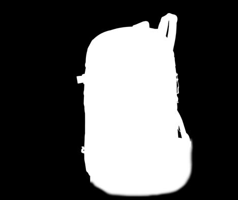 Bolsillo principal con cremallera, bolsillos laterales y compartimientos utilitarios