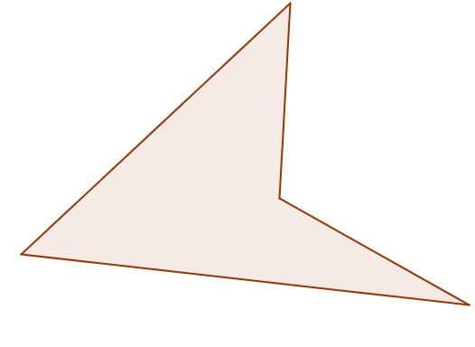 Los segmentos determinados por vértices consecutivos son los lados: AB, BC, CD, DA Los segmentos determinados por dos vértices no consecutivos se