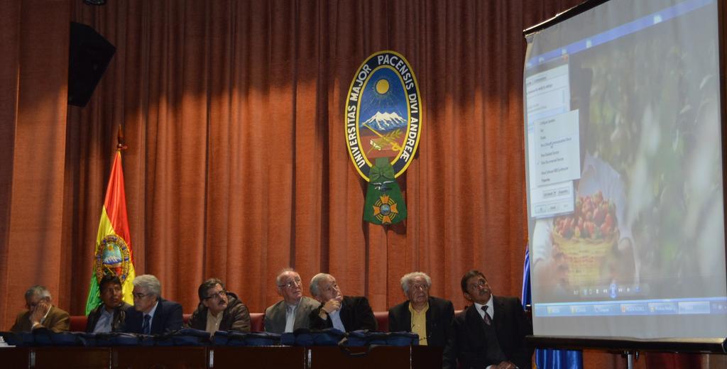 la Universidad Mayor de San Andrés, presentó un informe de actividades cumplidas en la