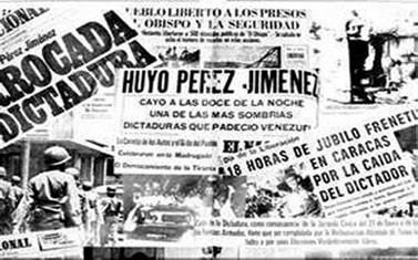 23 DE ENERO 2016 FIN DE LA DICTADURA DE MARCOS PÉREZ JIMÉNEZ Pensar hoy el 23 de Enero de 1958, es no olvidar qué es realmente una dictadura, y sobre todo quién fue el General Marcos Pérez Jiménez,