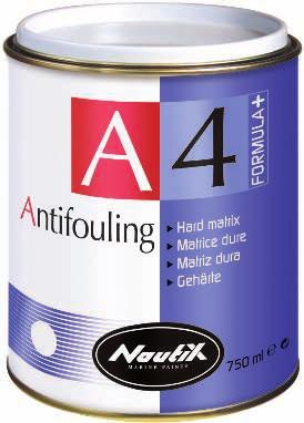 ANTIFOULINGS NAUTIX 99 ANTIFOULINGS MATRIZ DURA Antifouling A Formula+ / A blanco Antifouling matriz dura de alta protección contra las incrustaciones.