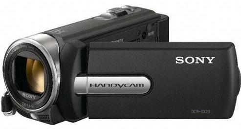 Handycam Camcorder DCR-SX20 Resolución de imagen fija: VGA Lente Sony