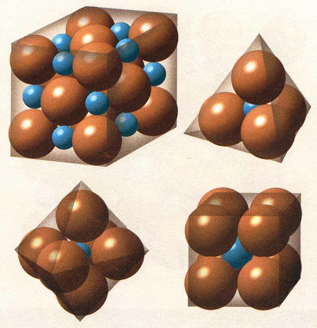 Estructura de los minerales Un mineral está compuesto por una disposición n ordenada de átomos químicamente unidos para formar una
