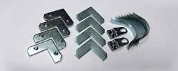 KITS de montaje Ref. KIT001 y KIT005 Kits completos para el montaje de marcos de aluminio. Válidos para todos los perfiles estándar del mercado.
