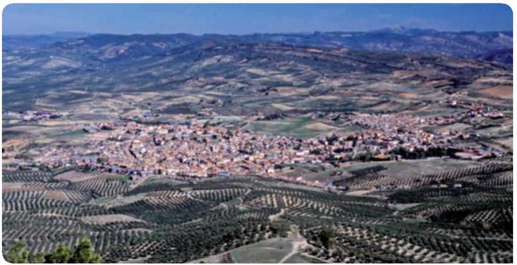 Ls paisajes agraris e industriales de España GJ Paisaje agrari de Villanueva del Arzbisp, en Jaén.
