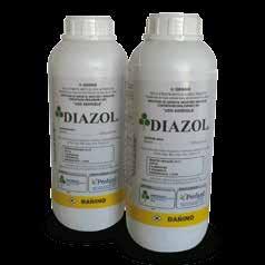 7 Diazinvon 60 EC Es un insecticida Órgano Fosforado de contacto, ingestión e inhalación, para el control de insectos chupadores, minadores y masticadores; a pesar de no ser sistémico actúa a