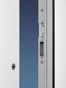 Puerta de entrada de aluminio ThermoCarbon Vista interior de la puerta La puerta ThermoCarbon es inigualable no sólo en cuanto al aislamiento térmico y la seguridad.