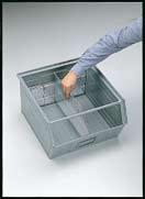 Openbox plásticos de menor capacidad pueden ser subdivididos por cajas divisorias de 2 ó 4 compartimentos. 1 contenedor Art. PM2551 1 cajas divisoras Art.