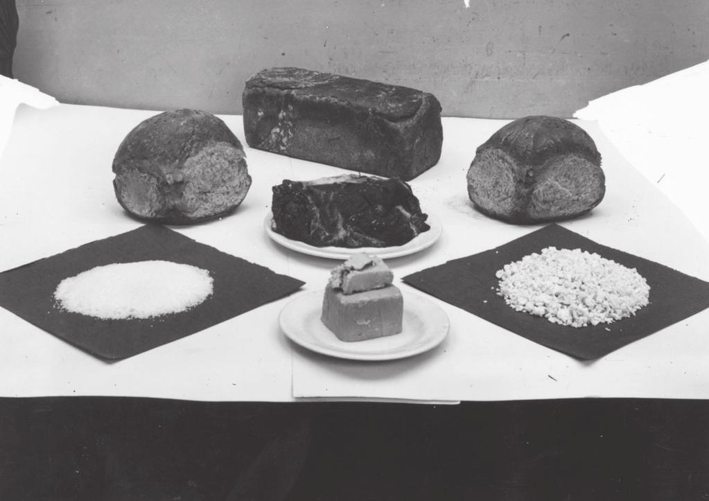 Cartilla de racionamiento inglesa en 1917: azúcar, mantequilla, carne, pan y pan rallado Consecuencias