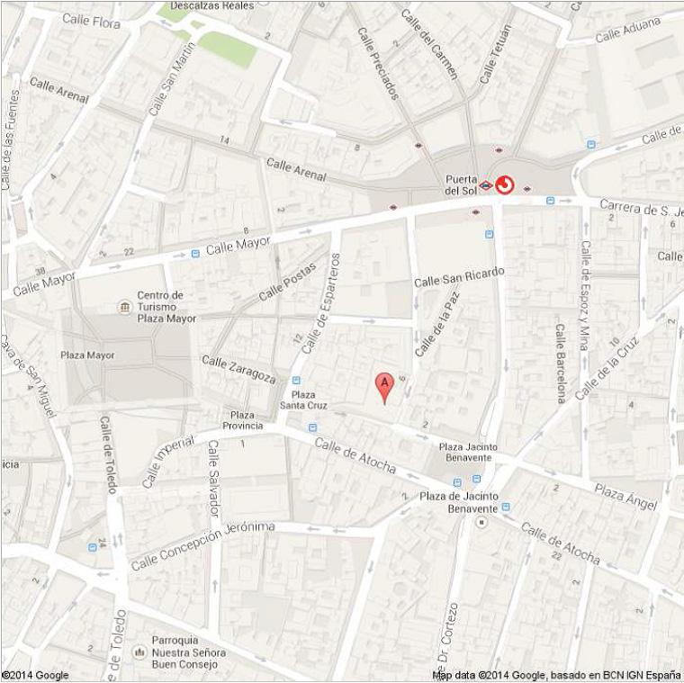 III. DATOS DE CARÁCTER COMPLEMENTARIO 1. Dirección postal, telefónica y electrónica de la oficina donde se prestan los servicios: Está situada en la Calle de la Bolsa, 8, 28071, Madrid.