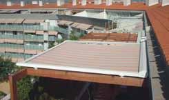 VERANDA VERANDA Y VERANDA XL El toldo veranda es un artículo elegante y de calidad, ideal para todos los ambientes, permitiendo un eficaz control de la temperatura.