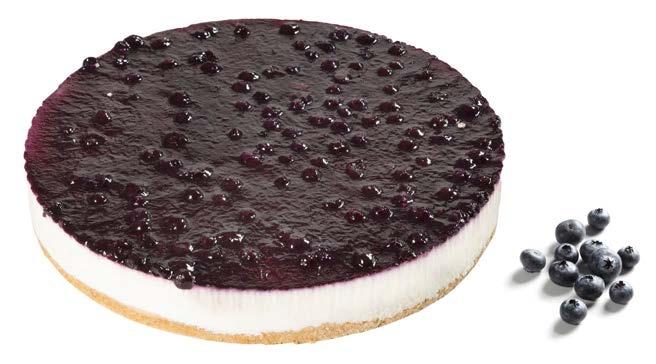 de galleta Strawberry cheesecake on biscuit base Tarta de queso arándanos con base de