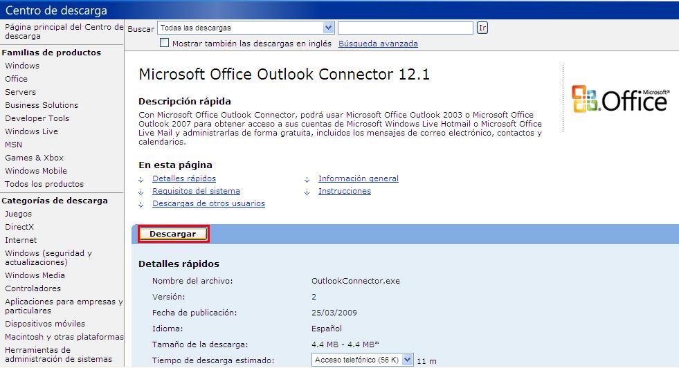 Configuración de Correo en Microsoft Outlook 2003 Para configurar tu cuenta de Telmex