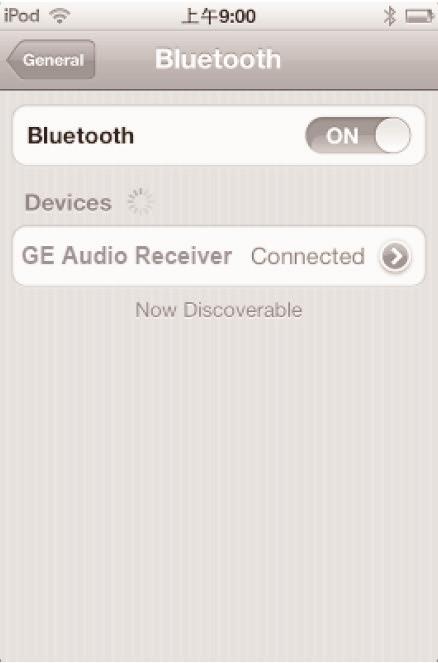 4. Su dispositivo comenzará a buscar automáticamente cualquier dispositivo con Bluetooth disponible. 5.
