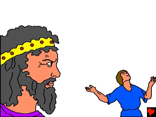 El rey Saúl no se acordaba que éste era el mismo David que lo había calmado con el arpa.