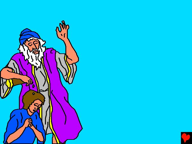 Cuando llegó Samuel, Isaí hizo pasar delante de Samuel a siete de sus hijos.