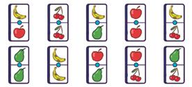 Unidad. Azar y probabilidad Matemáticas Página 0 0. Un juego parecido al dominó está formado por las siguientes piezas: Las echamos a una bolsa y sacamos una al azar. a) Es una experiencia aleatoria?