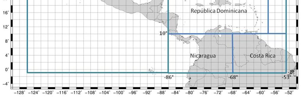 Figura N 3 Zona Este (Panamá, República Dominicana, Nicaragua Costa Rica.