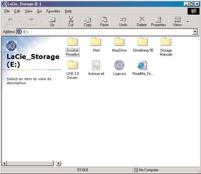 3. Instalación de la unidad LaCie página 10 Usuarios de Windows 98 SE y Windows Me Para usar su nuevo disco duro LaCie, instale primero los controladores necesarios y luego Silverlining 98.