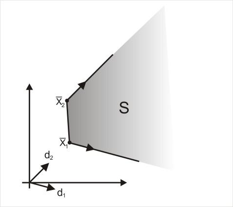 12 Dos direcciones d 1 y d 2 de S son distintas si d 1 αd 2 para cualquier α > 0. Definición 1.