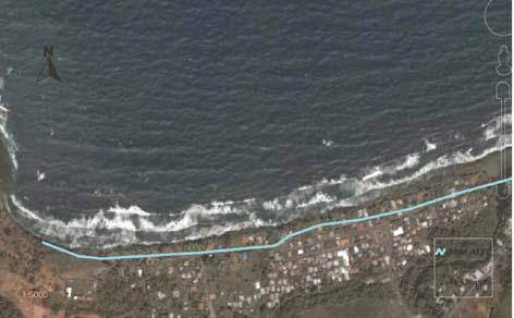 GONZÁLEZ ET AL. La playa de María Chiquita ha sido clasificada como zona marino-costera vulnerable al cambio climático (ANAM 2010).