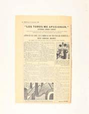 b/n ; 46,5 x 23 cm Retall de premsa amb l'article "El I Salón Femenino de Arte Actual" de la secció "Gaceta de las Artes" del diari "El Correo Catalán" del dia 19 de juny de 1962. A.MAR.