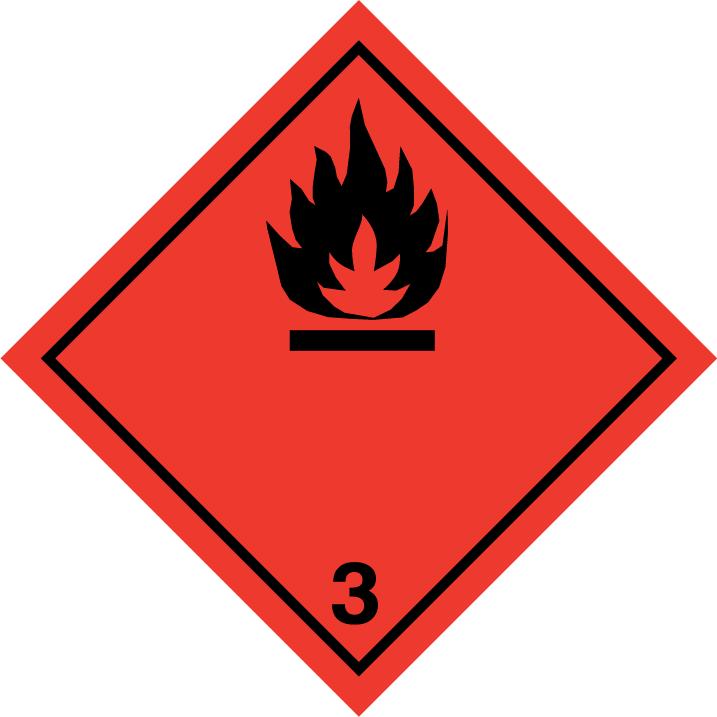 Clase ADR/RID Class 3: Flammable liquids. Etiqueta ADR/RID 3 Clase IMDG Clase/división ICAO Class 3: Flammable liquids. Class 3: Flammable liquids. Etiquetas de Transporte 14.