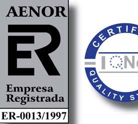 dichas mejoras. Somos la Primera Empresa del sector que obtuvo el Certificado AENOR, en 1997.