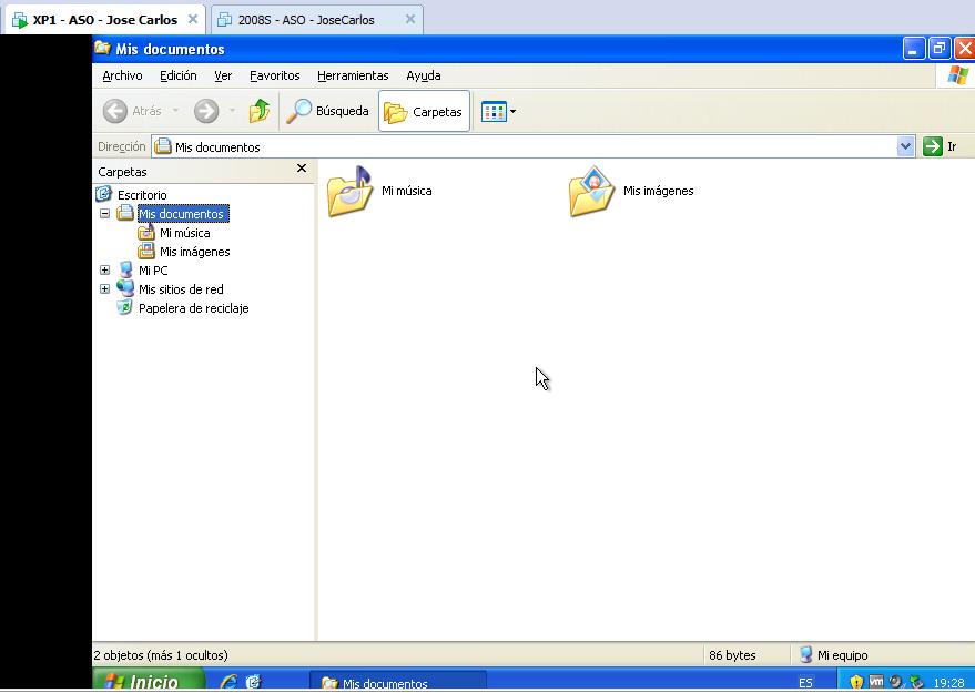 -Veremos ahora la instalación de Windows 2008 en vmware.