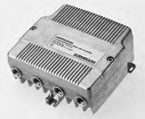 Catálogo SMATV Sistemas CATV Amplificadores CATV Serie AMP522.. AMP522AL - AMP522AM AMP522PL - AMP522PM Amplificadores de distribución para ser usados en redes HFC (Híbridas de Cable y Fibra).