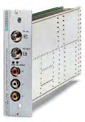 Catálogo SMATV Cabeceras profesionales Serie Headline Receptores SIG Receptor digital COFDM con salidas A/V por conectores RCA (cinch) para recibir los programas digitales terrestres free-to-air.