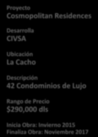 Condominios de Lujo Rango de Precio $290,000