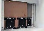 Herrajes para puertas deslizables - Para puertas de madera Sistema para puerta deslizable SL-50 PARA PUERTAS CLOSET SL50 N de Cat Kit 1 ancho 2 mts, para 2