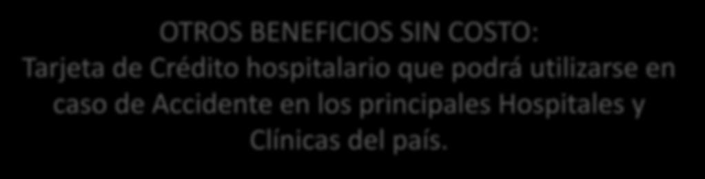 Nombre del Proveedor Médico Clínica Internacional Clínica San Francisco Clínica Cotocollao Clínica de la Mujer Clínica Hospital San Rafael