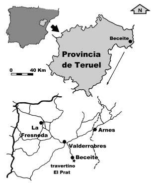 Interés patrimonial de los travertinos del río Matarraña, Beceite Los travertinos del río Matarraña Además de los travertinos del río Matarraña, también llamados travertinos de Beceite, en Teruel