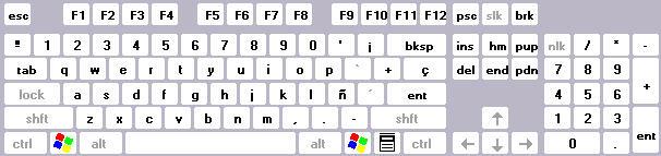 Algunos teclados tienen la tecla Windows que permite abrir el menú Inicio, y la tecla Aplicación que abre el menú contextual, igual que el botón secundario del ratón.