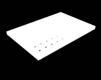 37 / UNE 53510) Paño de Goma sobre cuadro ligero Goma vulcanizada en caliente sobre cuadro metálico ligero. Espesor de 15 a 100 mm (Fig. A).