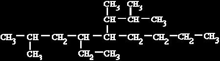 Si un mismo radical se repite en varios carbonos, se separan los números localizadores de cada radical por comas y se antepone al radical el prefijo "di-", "tri-", "tetra-", etc.