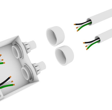 Installation d intérieur - Installez les connecteurs de conduits de 1/2 pouce - Installer un conduit flexible ou rigide 5