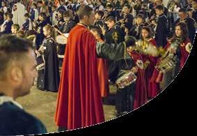 interpretarán la Marcha Real en Honor y Gloria a Cristo Resucitado durante la entrada de la Imagen a la Basílica, mientras las campanas son lanzadas al vuelo. Parroquia El Buen Pastor: 22:00 h.