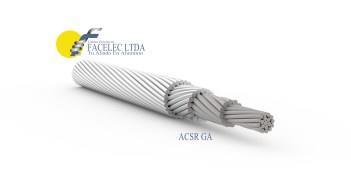 ACSR GA ACSR: Aluminum Conductor Steel Reinforced (Conductor de aluminio reforzado con acero) Conductores para líneas de transmisión y distribución que requieran alta resistencia mecánica.