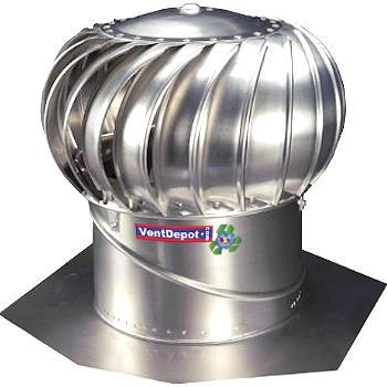 Características Generales Este TurboAtmosférico TurboExtractor VentDepot, ha sido diseñado y fabricado en 100% Aluminio Anodizado.