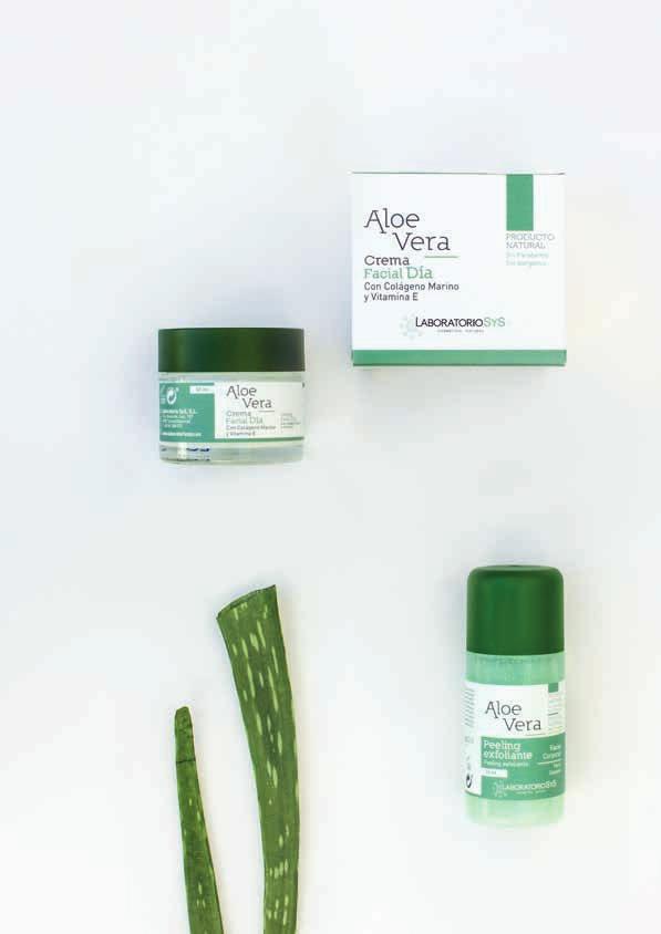 CUIDADO FACIAL ALOE VERA La línea de cosmética natural Aloe Vera SyS está inspirada en el poder regenerador celular, cicatrizante, tonificador y con un alto nivel de penetración en la piel del Aloe