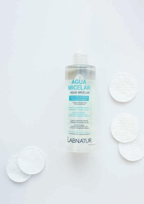 AGUA MICELAR Cuidado integral de la piel AGUA MICELAR El Agua Micelar Labnatur, es un producto indicado para limpiar el rostro.