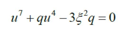 4. RESULTADOS La tensión límite queda en función de un valor que podemos calcular con los datos disponibles (q), y de dos que desconocemos aún (u